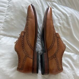 Nike Air + Cole Haan Leather Tan Wingtip Size 14